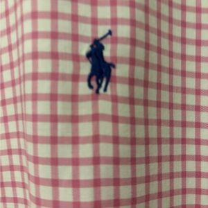 Polo by Ralph Lauren Pink and White Checkered Shirt